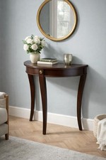 Demi-Lune Console Table | Solid Wood | Hallway / Side Table