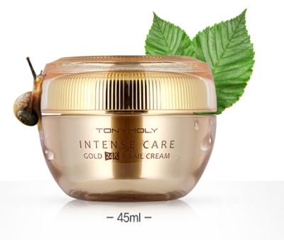 Tonymoly Intense Care Gold 24K Snail Cream 45ml /korea cosmetic