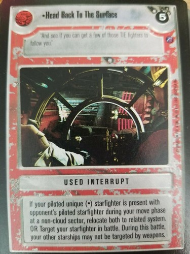 Star Wars CCG Death Star II BASIC SINGLES Select Choose Your Card SWCCG - Picture 54 of 121