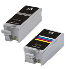 Non-OEM Ink Cartridges fits for Canon Pixma PGI-35 & CLI-36 iP110 iP100 TR150