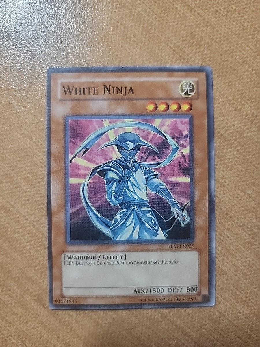 1996 Yugioh! White Ninja (TLM-EN025) - 1ST EDITION- NM-MT | eBay