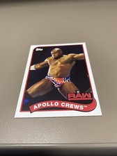 WWE Topps 2018 Heritage Apollo Crews #5 NM Wrestling Trading Card