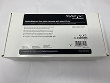 StarTech.com MCM1110SFP Gigabit Ethernet Fiber Media Converter w/Open SFP Slot