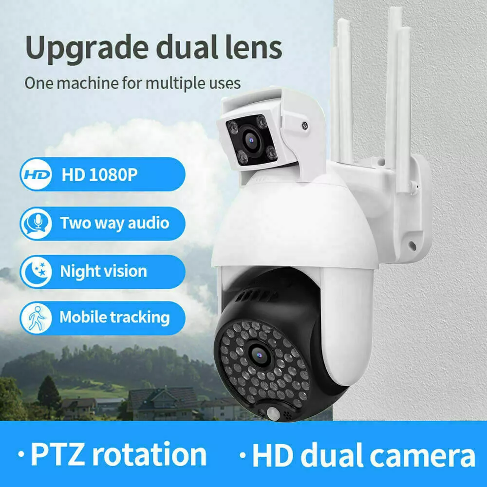 Caméra IP HD 4G 320° Application Mouvement IR WiFi