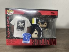 Funko Pop! Pop & Tee Shota Aizawa Metallic My Hero Academia MHA Grande NUEVO