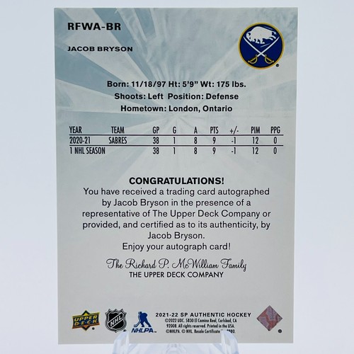 2021-22 SP Authentic FWA U-PICK Future Watch Autographed FREE Combine Ship! - Picture 89 of 113