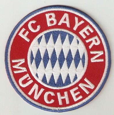 FC Bayern München - Aufnäher - Wappen- Patch- 8,5 cm-Neu ...