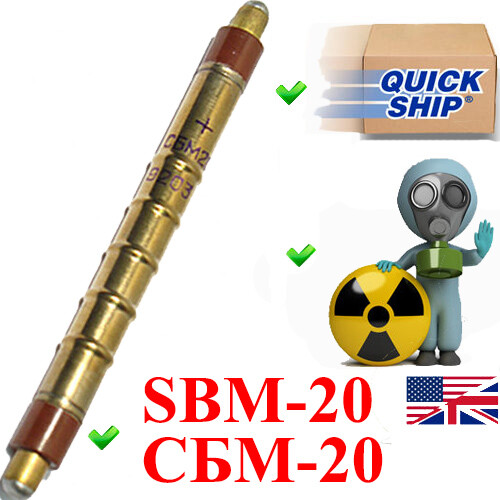 SBM-20 SBM20 SBM 20 an STS-5 SI22G M4011 Geiger Muller Radiation Tube ...