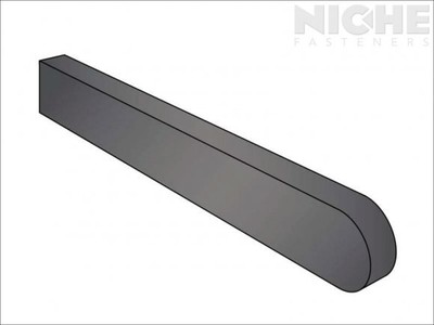 Machine Key M12 x 8 x 70 Form AB C45K PL UN (13 Pieces)