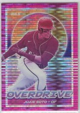 2021 Chronicles Overdrive Pink Pulsar #13 Juan Soto Washington Nationals