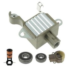 For New Alternator kit 6 Acura Honda Regulator Bearings Brush Holder Slip Ring