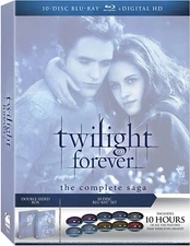 Twilight Forever: The Complete Saga (10 Disc Blu-Ray) NEW Sealed, Free Shipping