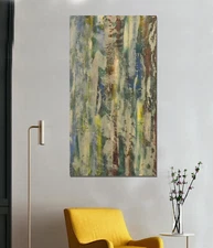 ￼ 62”X34” Mark Little, Original, ￼￼ Profession￼al Painting Abstract Modern