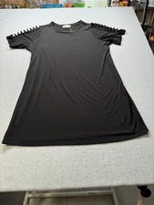 Michael Kors Cold Shoulder Dress Womens 3XL Black