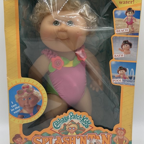 VINTAGE 1991 HASBRO SPLASH N TAN KIDS CABBAGE PATCH CLEO JUDY W/ Box Incomplete! - Picture 7 of 23