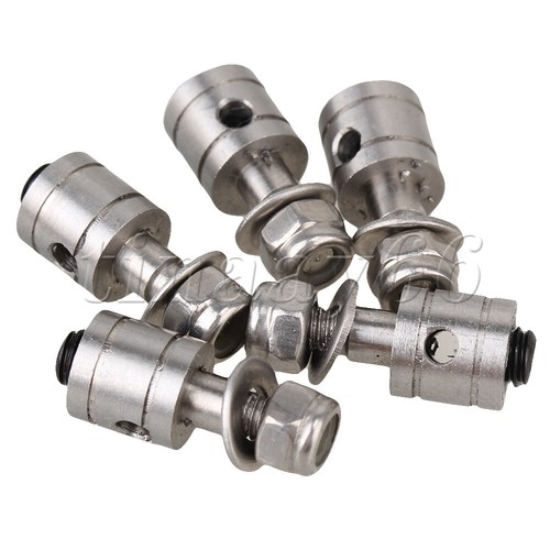 5P Stainless Steel Push Rod Collar RC Boat Push Rod Connector Adapter Servo Rod - Picture 4 of 5