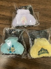 3 New Disney Princess Fuzzy Hair Clips