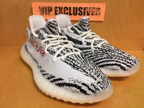 Tractor suma Obsesión Adidas Yeezy 350 V2 Zebra CP9654 Blanco Negro Rojo SPLY Kanye West 100%  AUTÉNTICO | eBay