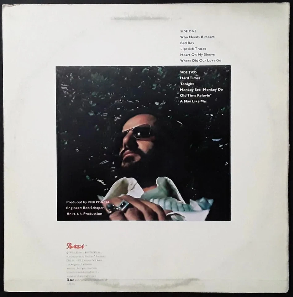 Ringo Starr Bad Boy Portrait Records JR 35378 1st US Vinyl LP Lyric Inner Sleeve - Image 2 of 4