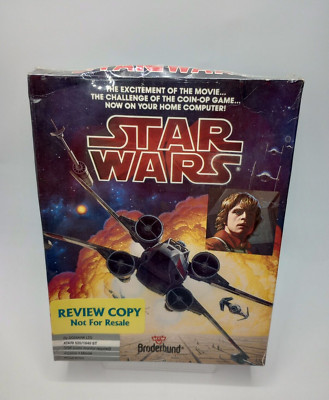 FACTORY SEALED STAR WARS Atari 520/1040 ST Game Broderbund Software - VERY RARE