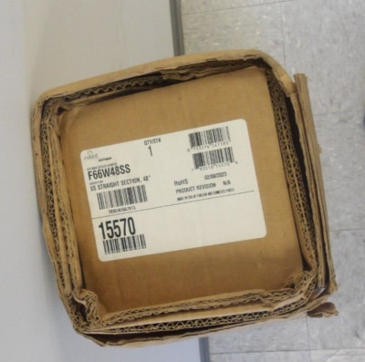 NVENT HOFFMAN CAT NO: F66W48SS ENCLOSURE FEED THROUGH WIREWAY 48'' BRAND NEW