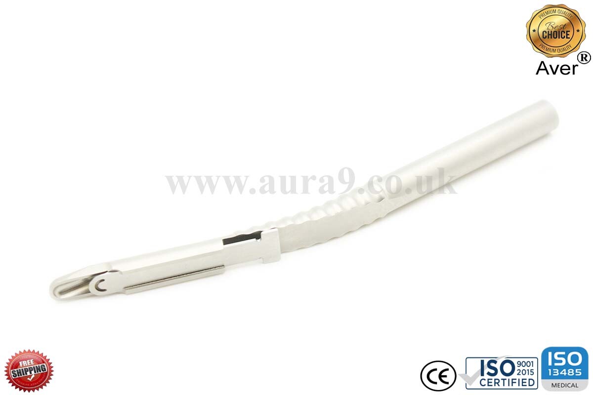 Bone Scraper Implant Curved, Bone Grafting, Bone Scraper, Harvester