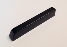 New Plastic Piano Sharp, 3 1/2" Long, Gloss Black, Keytop