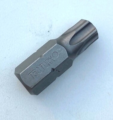 T50 Halfords Advanced Tamper TX Torx 10mm Hex Shank 30mm short stubby