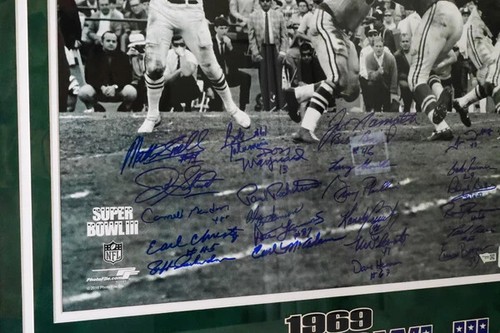Super Bowl lll 16x20 photo - Fanatics COA - Picture 2 of 2