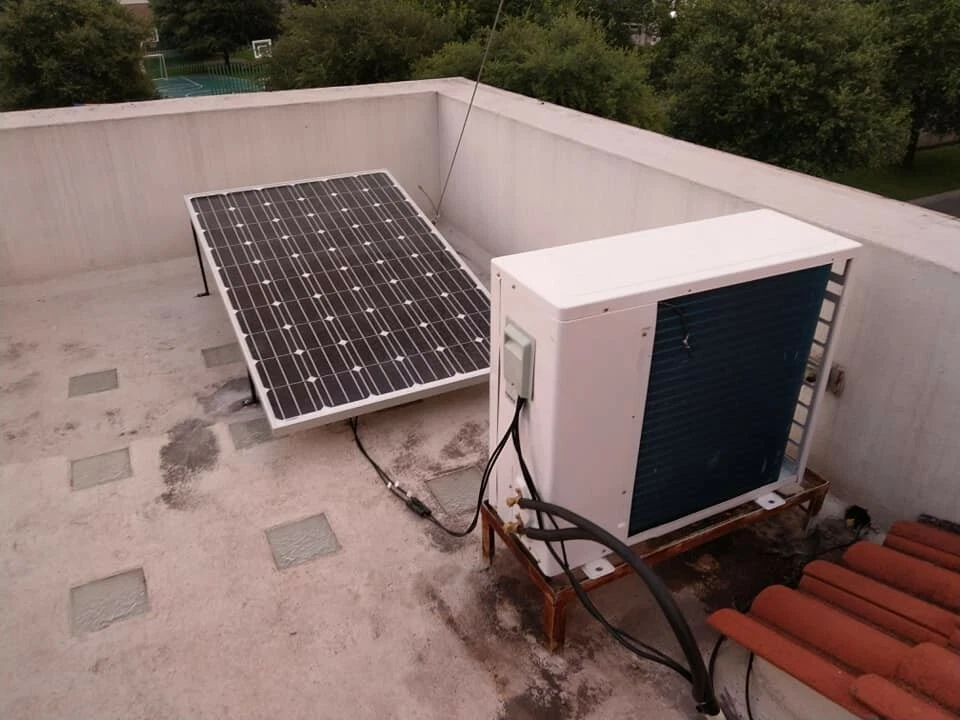 HYBRID SOLAR AIR CONDITIONER RASSVEN BRAND 12 000 BTU W 1 SOLAR