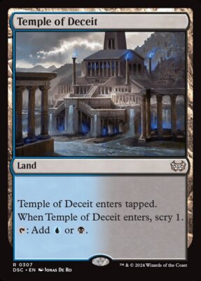 MTG Commander DSK R Temple of Deceit #0307