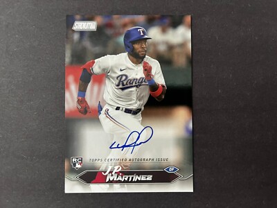 024 Topps Stadium Club SCBA-JMA J.P. Martínez Auto Texas Rangers