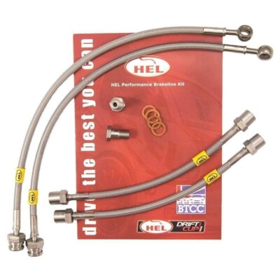 Stainless Braided Brake Lines HEL for Corvette C5 Z06 5.7 2001-2004