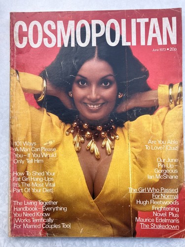 COSMOPOLITAN JUNE 1973 IAN McSHANE SHAKIRA BAKSH - GIRLS IN TENNIS - INSECURITY