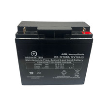 12V 18AH Deep Cycle AGM Battery - Hitachi HP15-12, JC12170, Rhino SLA17-12