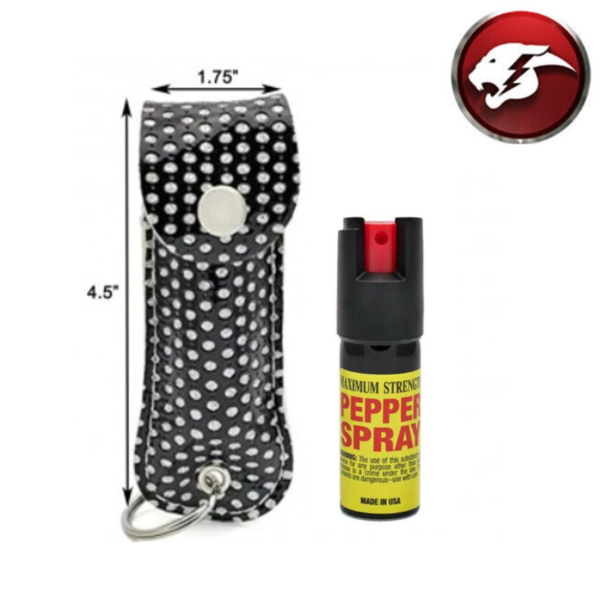 pepperさま専用 Made in USA Cheetah Pepper Spray MAXIMUM Strength 18 OC 1/2