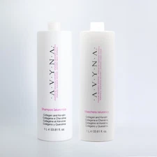Avyna Shampoo & Conditioner Set for Damaged Hair with Hyaluronic Acid 33.81 Oz