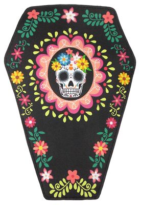 Sugar Skull Coffin Convertible Backpack Black Purse Bag Day  display picture 3
