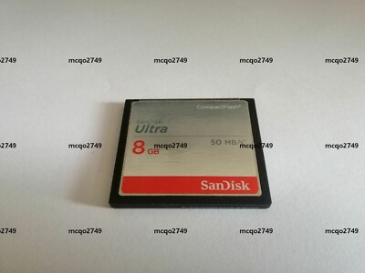 SanDisk  8GB Ultra CF 50MB/S CompactFlash Memory Card