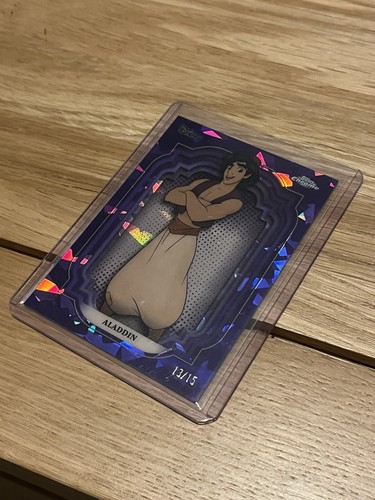 Aladdin 54# Disney Sapphire Topps 2024 Card Purple /15 - Picture 2 of 4