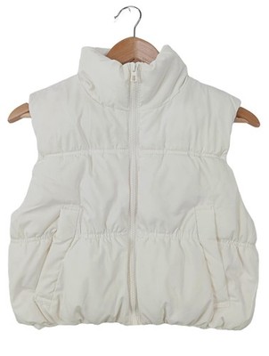 H&M DIVIDED Steppweste Damen Weste Gr. DE 34 weiß Casual-Look