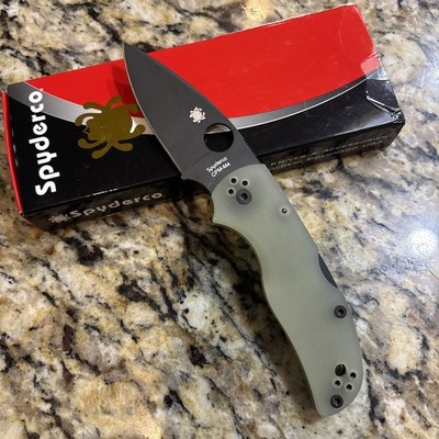 Spyderco Native 5 Jade G10 M4 DLC C41GM4PBK Rare Blade HQ Eclusive ! Read Descrp