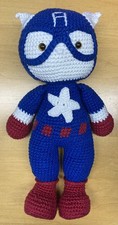 Handmade Crochet Captain America