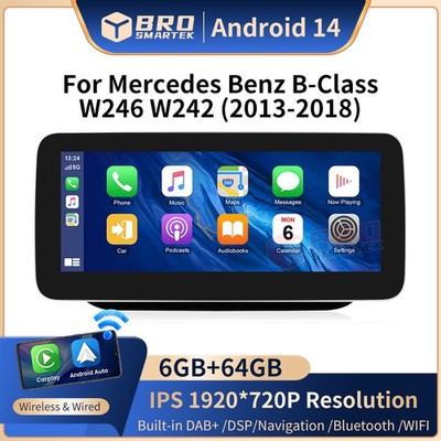 10,25'' 6+64G Apple CarPlay For Mercedes Benz B Class W246 Autoaudio Android Auto