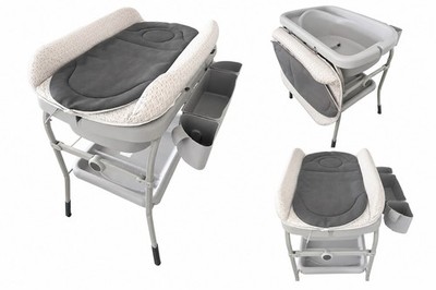 Chicco Cuddle & Bubble Wickeltisch Babybadewanne klappbar sehr guter Zustand