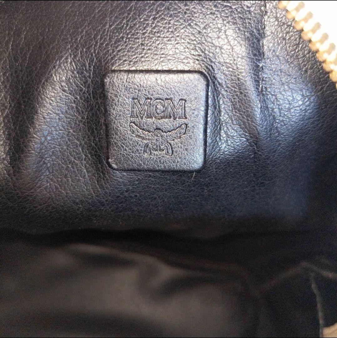 MCM backpack beige studs all-over pattern - image 7