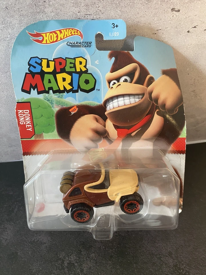 Hot Wheels Super Mario Bros персонаж автомобилей лот из 3 Mario Luigi и Donkey Kong - Изображение 3 из 4