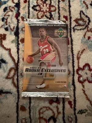 Upper Deck 2003 Rookie Exclusives NBA Pack Sealed OVP LeBron James Rookie Year