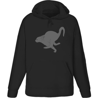 Hoodie / Kapuzenpullover ''Running Scared Cat'' für Erwachsene (HO054755)