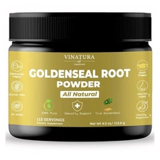 Goldenseal Root Powder - 4 Oz, 113 Servings USA Made & Tested Pure Natural